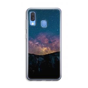 CaseCompany Travel to space: Samsung Galaxy A40 Transparant Hoesje