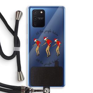 CaseCompany Jingle Ladies: Samsung Galaxy Note 10 Lite Transparant Hoesje met koord