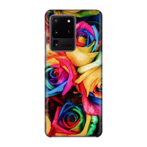 CaseCompany Neon bloemen: Volledig geprint Samsung Galaxy S20 Ultra Hoesje