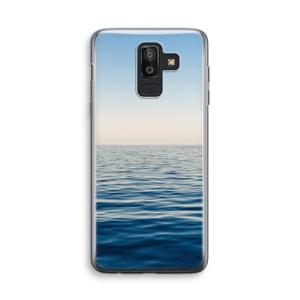 CaseCompany Water horizon: Samsung Galaxy J8 (2018) Transparant Hoesje