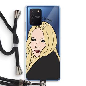 CaseCompany Mary Kate: Samsung Galaxy Note 10 Lite Transparant Hoesje met koord