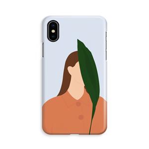 CaseCompany Leaf: iPhone X Volledig Geprint Hoesje