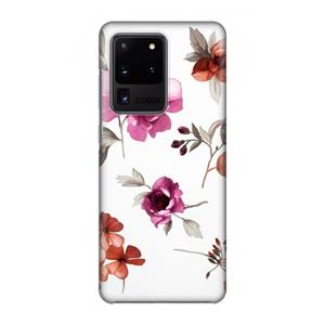 CaseCompany Geschilderde bloemen: Volledig geprint Samsung Galaxy S20 Ultra Hoesje