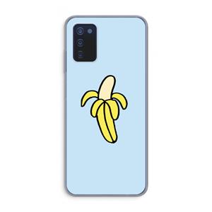 CaseCompany Banana: Samsung Galaxy A03s Transparant Hoesje