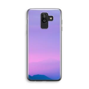CaseCompany Sunset pastel: Samsung Galaxy J8 (2018) Transparant Hoesje