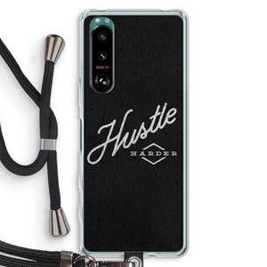 CaseCompany Hustle: Sony Xperia 5 III Transparant Hoesje met koord