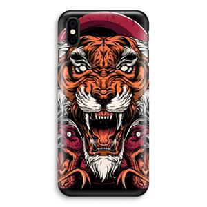 CaseCompany Tiger and Rattlesnakes: iPhone Xs Volledig Geprint Hoesje