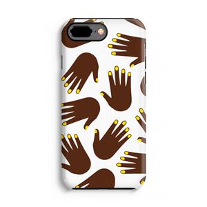 CaseCompany Hands dark: iPhone 7 Plus Tough Case