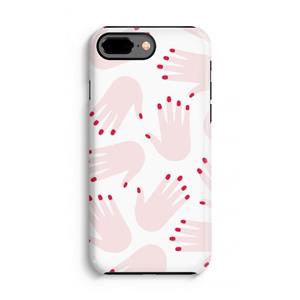 CaseCompany Hands pink: iPhone 7 Plus Tough Case