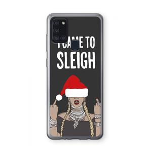 CaseCompany Came To Sleigh: Samsung Galaxy A21s Transparant Hoesje