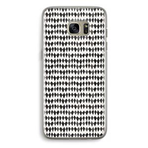 CaseCompany Crazy shapes: Samsung Galaxy S7 Edge Transparant Hoesje