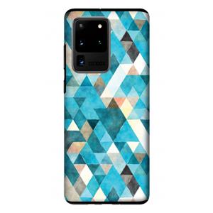 CaseCompany Gekleurde driehoekjes blauw: Samsung Galaxy S20 Ultra Tough Case