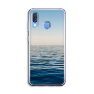 CaseCompany Water horizon: Samsung Galaxy A40 Transparant Hoesje