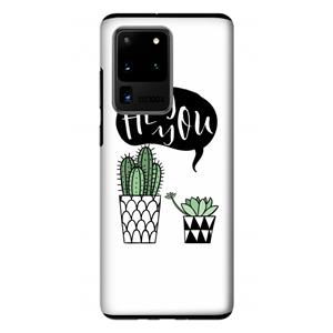 CaseCompany Hey you cactus: Samsung Galaxy S20 Ultra Tough Case