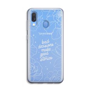 CaseCompany Good stories: Samsung Galaxy A40 Transparant Hoesje