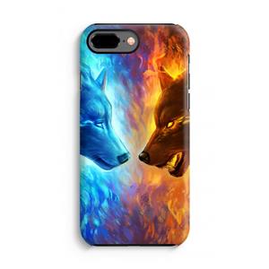 CaseCompany Fire & Ice: iPhone 7 Plus Tough Case