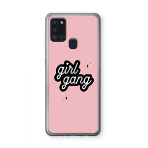 CaseCompany Girl Gang: Samsung Galaxy A21s Transparant Hoesje