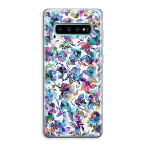 CaseCompany Hibiscus Flowers: Samsung Galaxy S10 Plus Transparant Hoesje