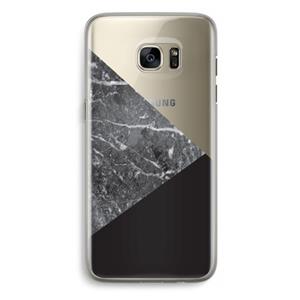 CaseCompany Combinatie marmer: Samsung Galaxy S7 Edge Transparant Hoesje