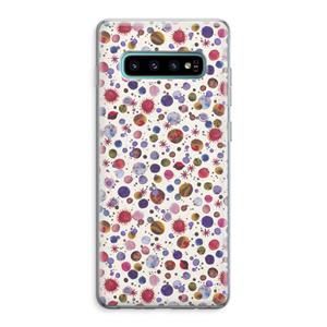 CaseCompany Planets Space: Samsung Galaxy S10 Plus Transparant Hoesje