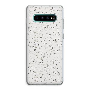 CaseCompany Terrazzo N°14: Samsung Galaxy S10 Plus Transparant Hoesje