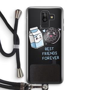 CaseCompany Best Friend Forever: Samsung Galaxy J8 (2018) Transparant Hoesje met koord