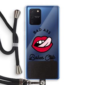 CaseCompany Badass Babes Club: Samsung Galaxy Note 10 Lite Transparant Hoesje met koord