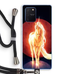 CaseCompany Last Unicorn: Samsung Galaxy Note 10 Lite Transparant Hoesje met koord
