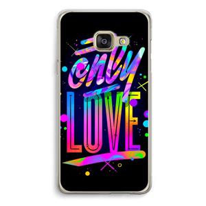 CaseCompany Only Love: Samsung A3 (2017) Transparant Hoesje