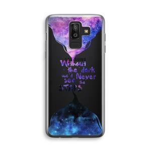 CaseCompany Stars quote: Samsung Galaxy J8 (2018) Transparant Hoesje
