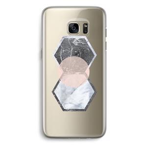 CaseCompany Creatieve toets: Samsung Galaxy S7 Edge Transparant Hoesje