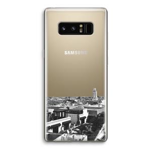 CaseCompany Marrakech Skyline : Samsung Galaxy Note 8 Transparant Hoesje