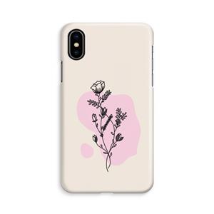 CaseCompany Roses are red: iPhone X Volledig Geprint Hoesje