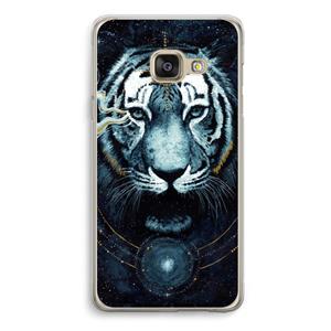 CaseCompany Darkness Tiger: Samsung A3 (2017) Transparant Hoesje