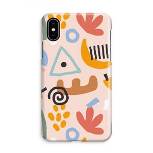 CaseCompany Abstract: iPhone Xs Volledig Geprint Hoesje