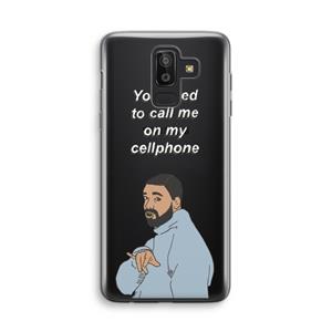 CaseCompany Hotline bling: Samsung Galaxy J8 (2018) Transparant Hoesje