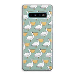 CaseCompany Pelican: Samsung Galaxy S10 Plus Transparant Hoesje