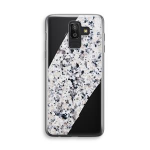 CaseCompany Gespikkelde marmer: Samsung Galaxy J8 (2018) Transparant Hoesje