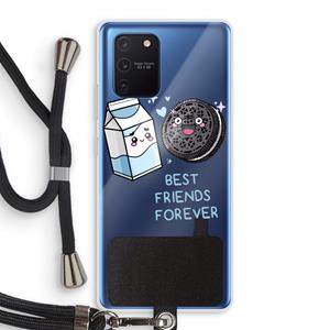 CaseCompany Best Friend Forever: Samsung Galaxy Note 10 Lite Transparant Hoesje met koord