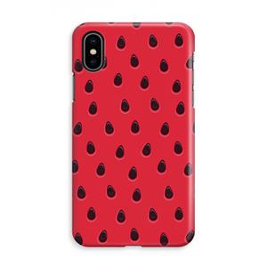 CaseCompany Watermelon: iPhone Xs Volledig Geprint Hoesje