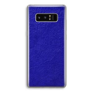 CaseCompany Majorelle Blue: Samsung Galaxy Note 8 Transparant Hoesje