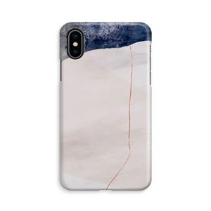 CaseCompany Stone White: iPhone X Volledig Geprint Hoesje