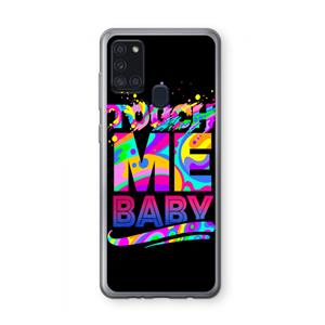 CaseCompany Touch Me: Samsung Galaxy A21s Transparant Hoesje