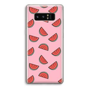 CaseCompany Watermeloen: Samsung Galaxy Note 8 Transparant Hoesje