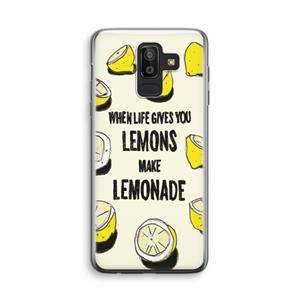 CaseCompany Lemonade: Samsung Galaxy J8 (2018) Transparant Hoesje