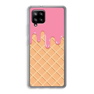CaseCompany Ice cream: Samsung Galaxy A42 5G Transparant Hoesje