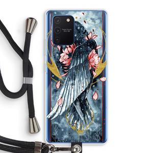 CaseCompany Golden Raven: Samsung Galaxy Note 10 Lite Transparant Hoesje met koord