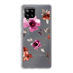 CaseCompany Geschilderde bloemen: Samsung Galaxy A42 5G Transparant Hoesje