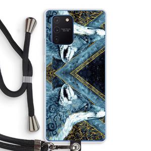 CaseCompany Golden Fox: Samsung Galaxy Note 10 Lite Transparant Hoesje met koord