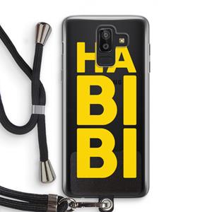 CaseCompany Habibi Majorelle : Samsung Galaxy J8 (2018) Transparant Hoesje met koord